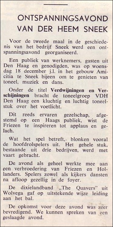 VDH-tje N°822-1 van 10 januari 1964