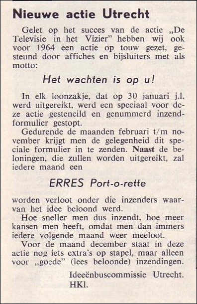 VDH-tje N°831-3b van 13 maart 1964