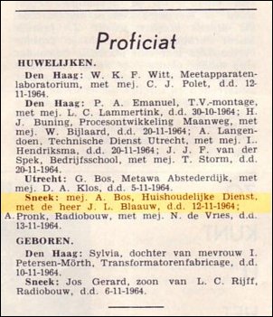 VDH-tje N°864-4 van 27 november 1964